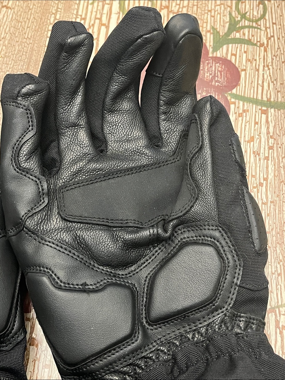 Alpinestars Black Tech-Riding Protective Motorcycle Gloves Size L - Picture 6 of 11